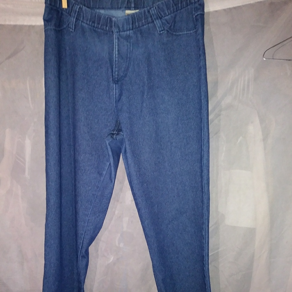 BLUE JEAN JEGGIN PULL ON